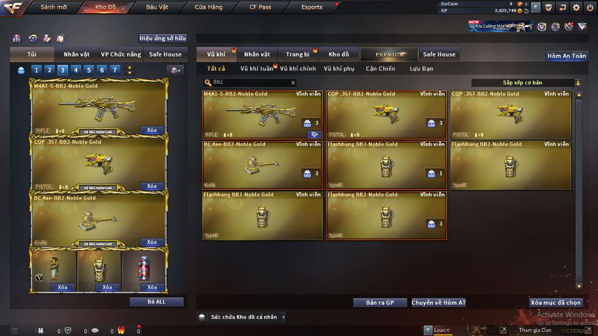 shop acc cf uy tin gia re